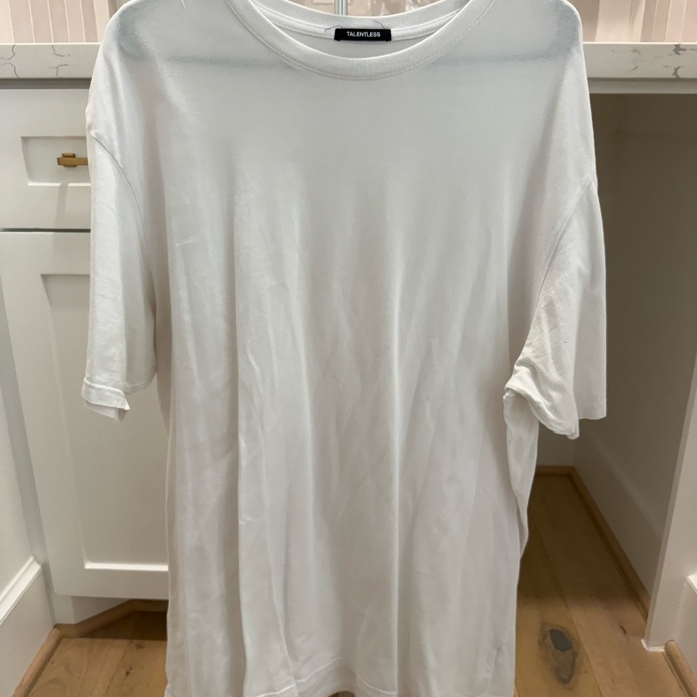 TALENTLESS White Short Sleeve Tee